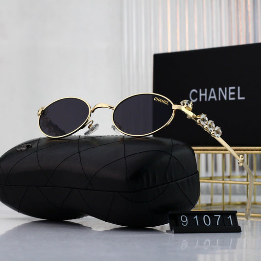 Modern Small Frame Metal Sunglasses