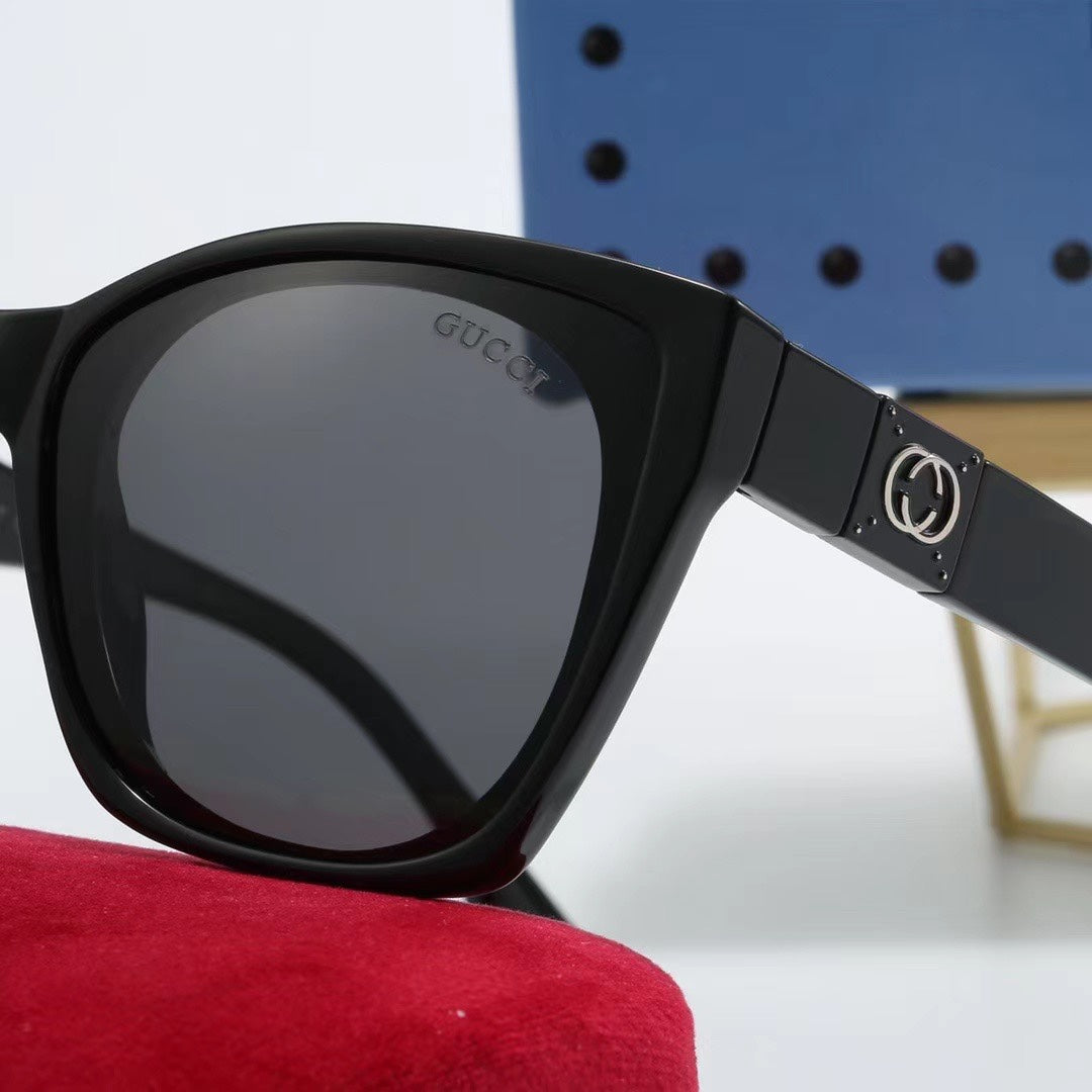 Square Round Frame Sunglasses