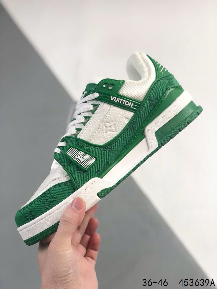 Green Letter Sneaker