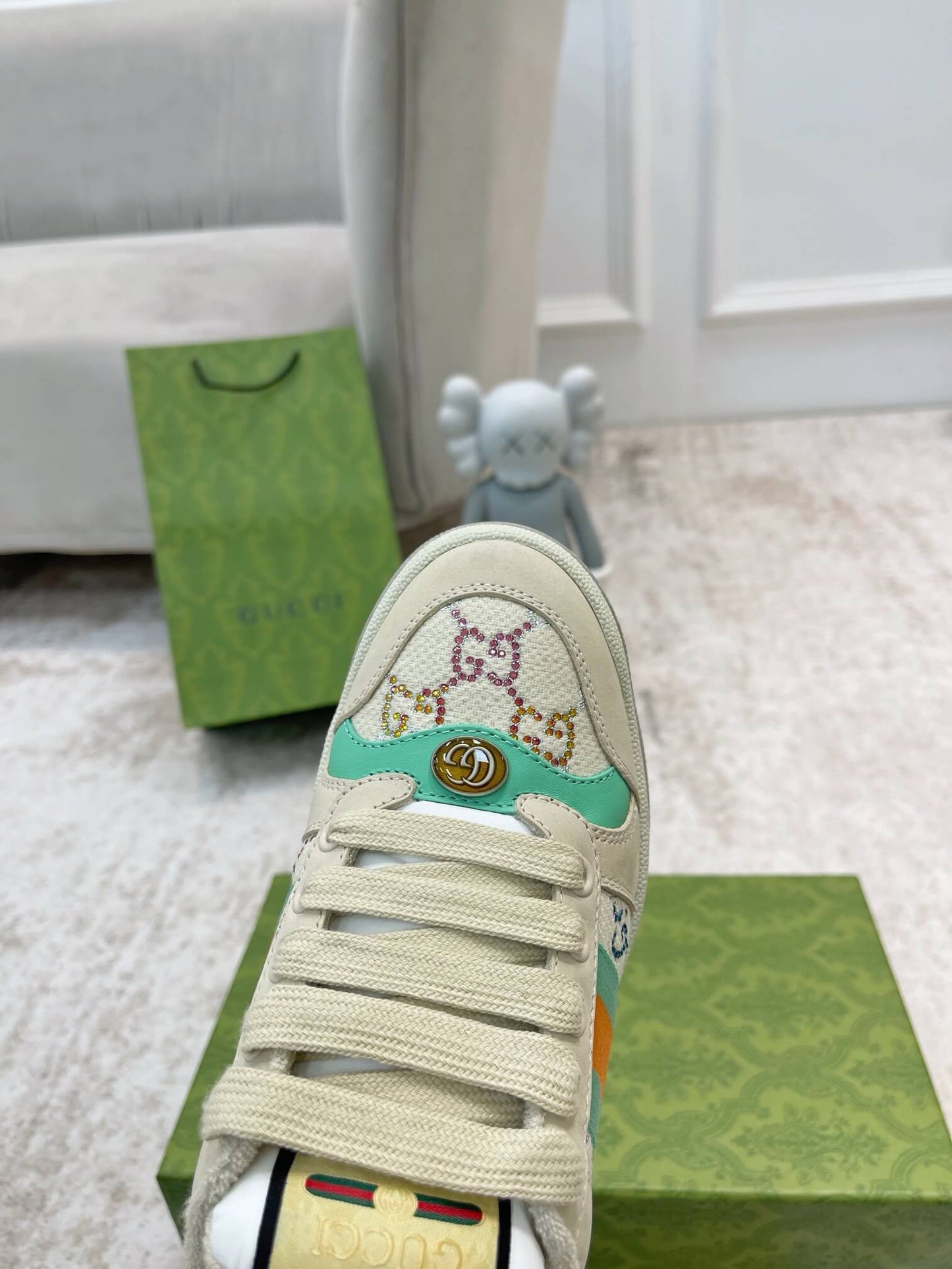 Light Green Retro Sneaker