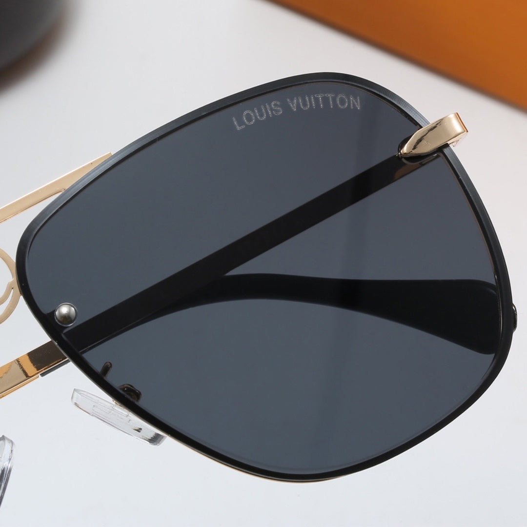 Minimalist Metal Frame Aviator Sunglasses