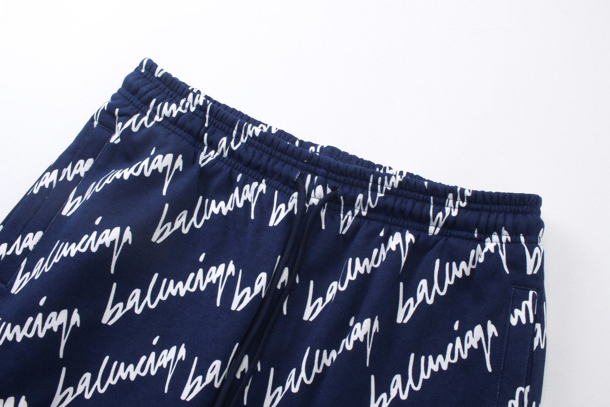 Inkjet Graffiti Print Shorts