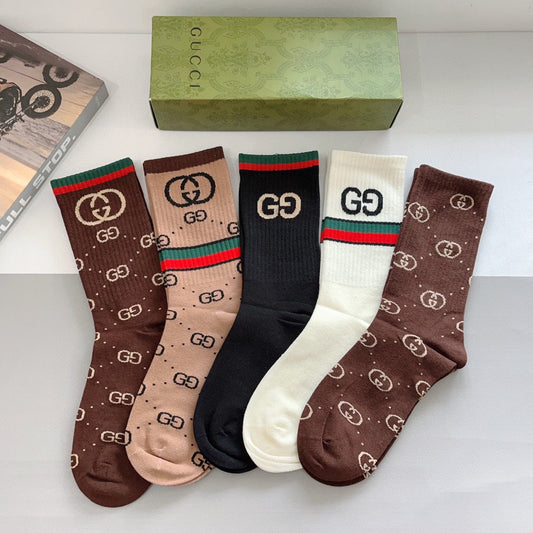 Double G Full Print Socks