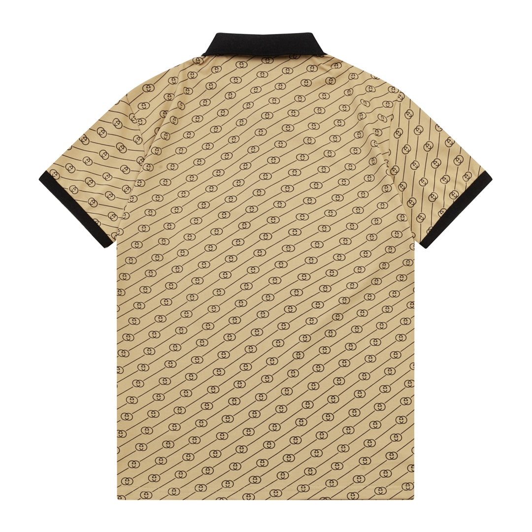 Classic Graphic Print Polo Shirt